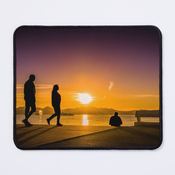 Item preview, Sunset overlooking the Sea and Mountains designed and sold by DNPrints.