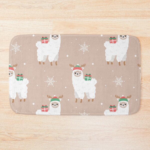 Item preview, Cute Reindeer llamas Pattern designed and sold by nouveaudecor.