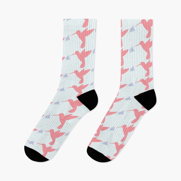 Item preview, Pastel Pink Hummingbird Enjoys Flower designed and sold by B. P..