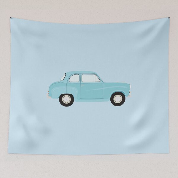 Item preview, Austin A35 Saloon Classic Car (Speedwell Blue) designed and sold by JHMimaging.