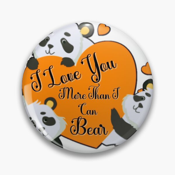 Item preview, Panda Bears I Love You More Than I Can Bear  designed and sold by Wheeler-Styl3.