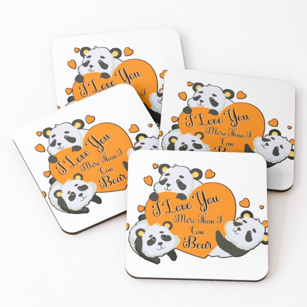 Item preview, Panda Bears I Love You More Than I Can Bear  designed and sold by Wheeler-Styl3.