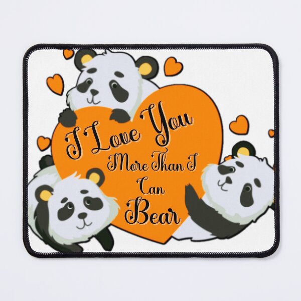 Item preview, Panda Bears I Love You More Than I Can Bear  designed and sold by Wheeler-Styl3.