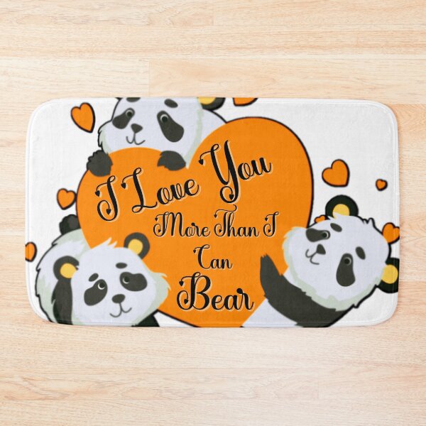 Item preview, Panda Bears I Love You More Than I Can Bear  designed and sold by Wheeler-Styl3.