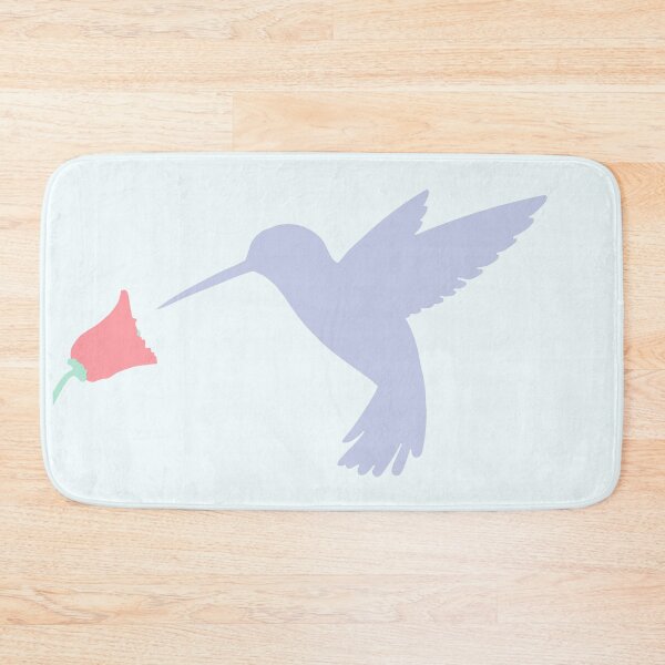 Item preview, Pastel Blue Hummingbird Enjoys Flower designed and sold by B. P..
