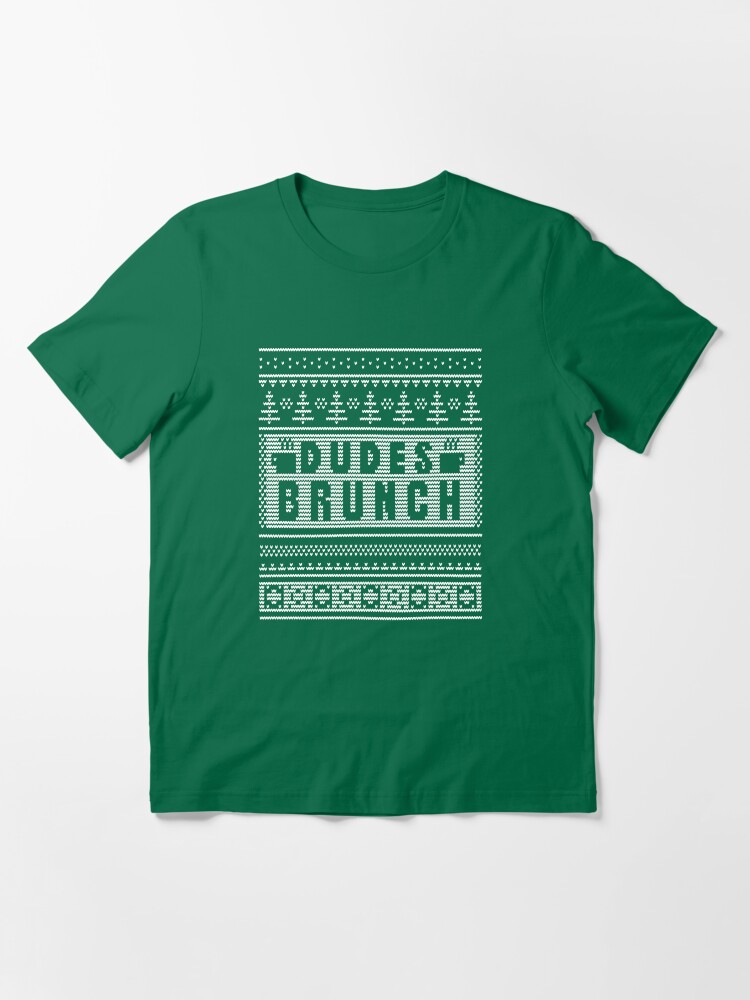 Alternate view of Dudes Brunch "Ugly" Christmas Sweater 2! Essential T-Shirt