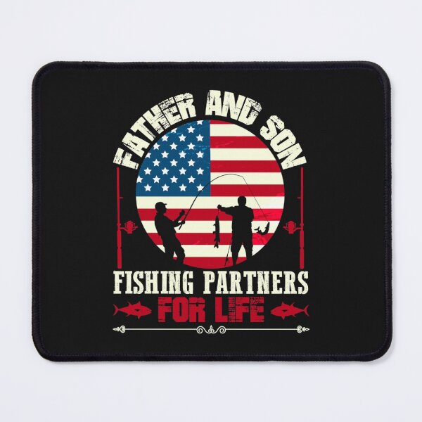 Item preview, Father And Son Fishing Partners For Life T Shirt Funny Fishing Dad T-shirt, Fisherman Dad T-shirt designed and sold by Mogadoor.
