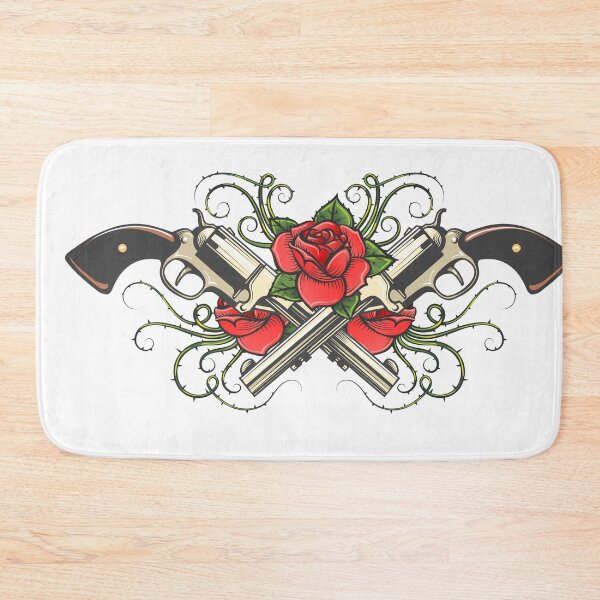 Item preview, Two Guns and Roses with Thorns designed and sold by devaleta.