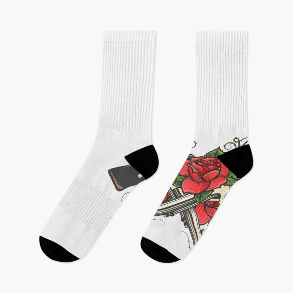Item preview, Two Guns and Roses with Thorns designed and sold by devaleta.