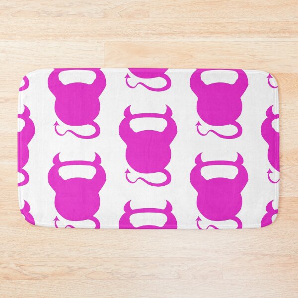 Item preview, Kettlebell Devil (Pink) designed and sold by Bear Cave Designs.