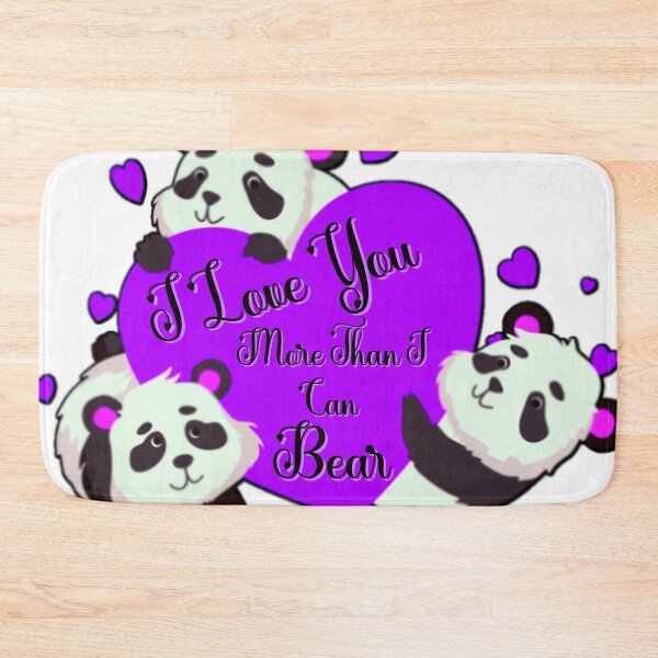 Item preview, Panda Bears I Love You More Than I Can Bear  designed and sold by Wheeler-Styl3.