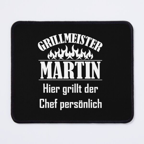 Item preview, Grillmeister Martin first name name gift name shirt designed and sold by JanooFactory.