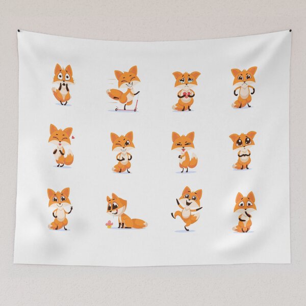 Item preview, Cute Funny Fox  designed and sold by ADDI FRANK.