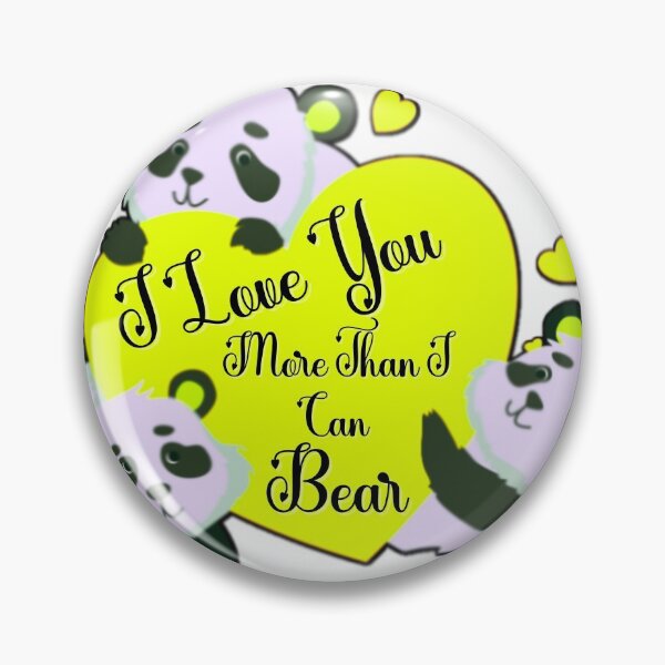 Item preview, Panda Bears I Love You More Than I Can Bear  designed and sold by Wheeler-Styl3.