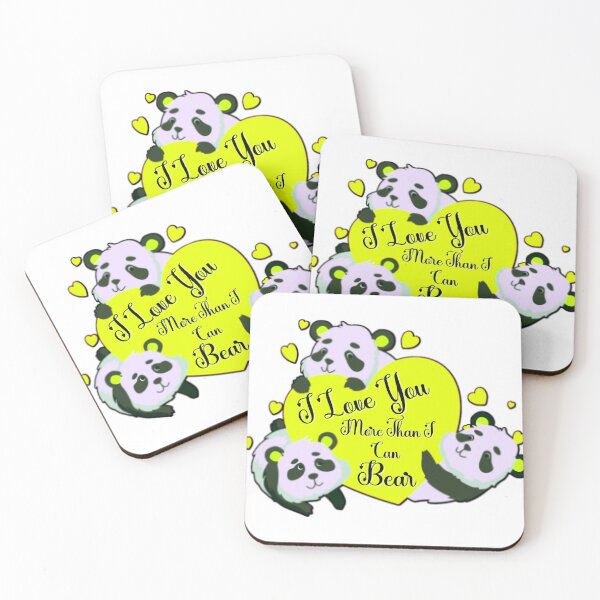 Item preview, Panda Bears I Love You More Than I Can Bear  designed and sold by Wheeler-Styl3.