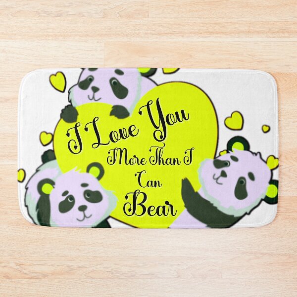 Item preview, Panda Bears I Love You More Than I Can Bear  designed and sold by Wheeler-Styl3.