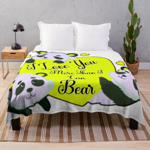 Item preview, Panda Bears I Love You More Than I Can Bear  designed and sold by Wheeler-Styl3.