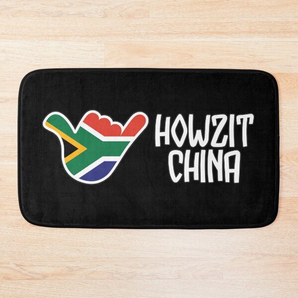 Item preview, Howzit China - South African greeting and shaka sign with South African flag inside designed and sold by robimerch.