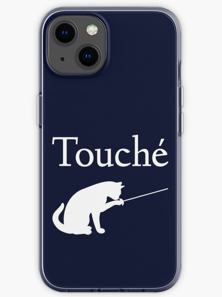 Touche Fencing Cat - Cat Loving Foil, Epee or Sabre Sword Fencing