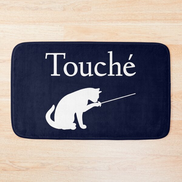 Item preview, Touche Fencing Cat - Cat Loving Foil, Epee or Sabre Sword Fencing designed and sold by madtoyman.