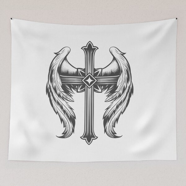 Item preview, Emblem of Winged Cross designed and sold by devaleta.