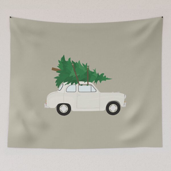 Item preview, Austin A35 Saloon Classic Car (Cream) Christmas Tree designed and sold by JHMimaging.