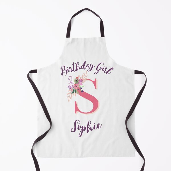 Item preview, Sophie Personalized Birthday Girl Floral Initial Design designed and sold by Partypumpkin.