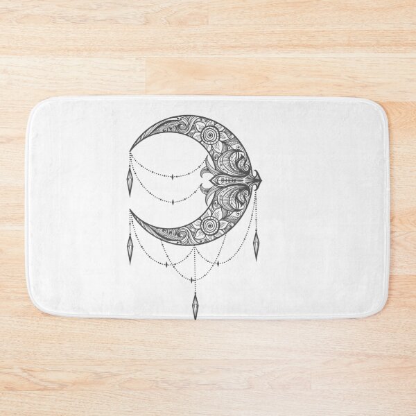 Item preview, Crescent Moon  Zentangle Style designed and sold by devaleta.