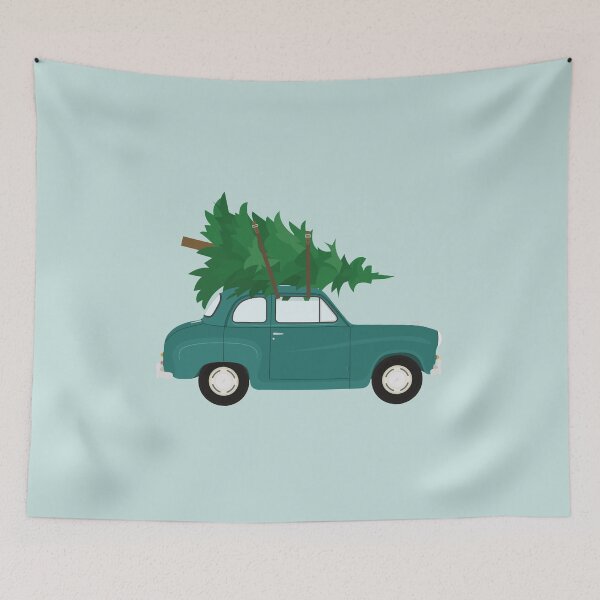 Item preview, Austin A35 Saloon Classic Car (Kingfisher Blue) Christmas Tree designed and sold by JHMimaging.
