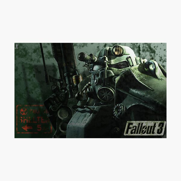 Fallout Power Armour  Photographic Print