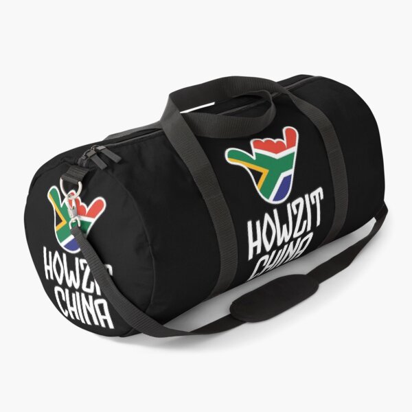 Item preview, Howzit China - South African greeting and shaka sign with South African flag inside designed and sold by robimerch.