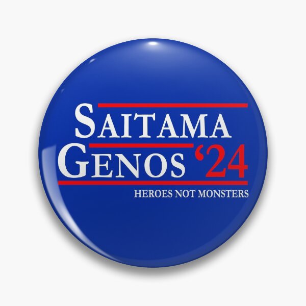 Item preview, Saitama Genos 2024 America Needs Heroes designed and sold by electrovista.