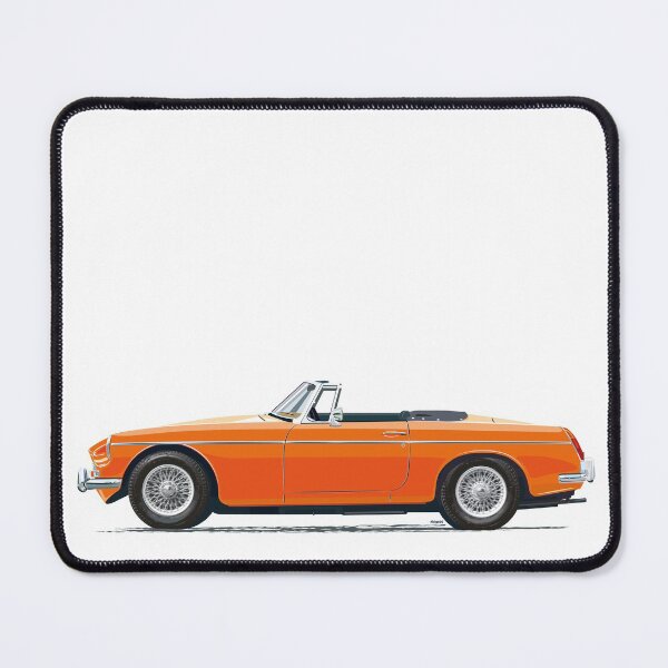 Artikelvorschau, Blaze Orange MGB - ein klassischer britischer Sportwagen entworfen und verkauft von Bigs66.