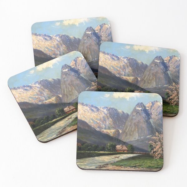 Item preview, Vintage Swiss Alps scene designed and sold by DNPrints.