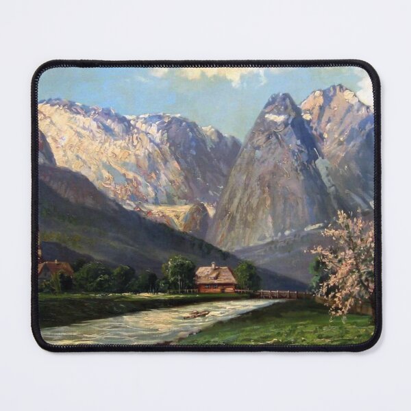 Item preview, Vintage Swiss Alps scene designed and sold by DNPrints.