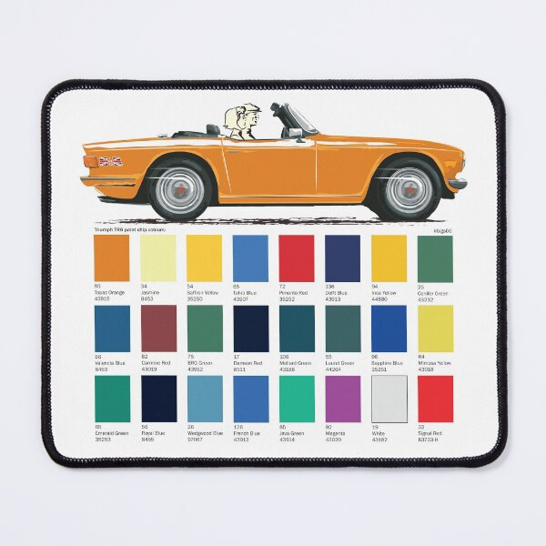 Item preview, Topaz Orange TR6 in – a car of many colors designed and sold by Bigs66.