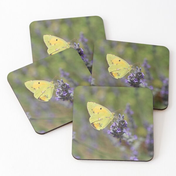 Artikelvorschau, Bewölkter gelber Schmetterling auf Lavendel entworfen und verkauft von SweepingShadows.