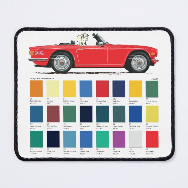 Item preview, Signal Red coloured TR6 – the car of many colors  designed and sold by Bigs66.