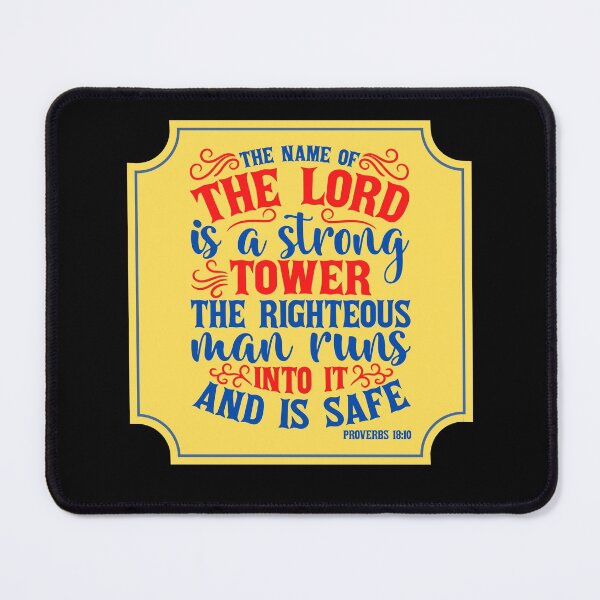 Item preview, The Name Of The lord Is A Strong Tower designed and sold by Prayingwarrior.