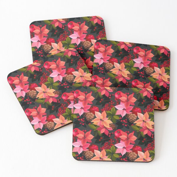 Item preview, Christmas Florals designed and sold by Vinita Upadhya.
