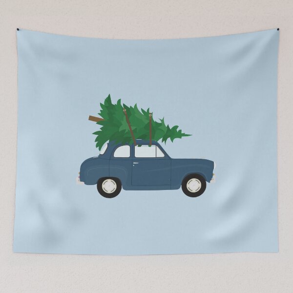 Item preview, Austin A35 Saloon Classic Car (Island Blue) Christmas Tree designed and sold by JHMimaging.