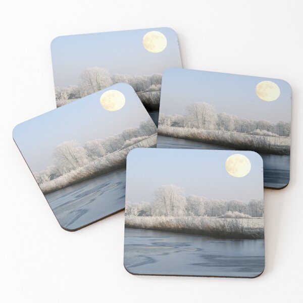 Item preview, Early winter morning Moon designed and sold by DNPrints.