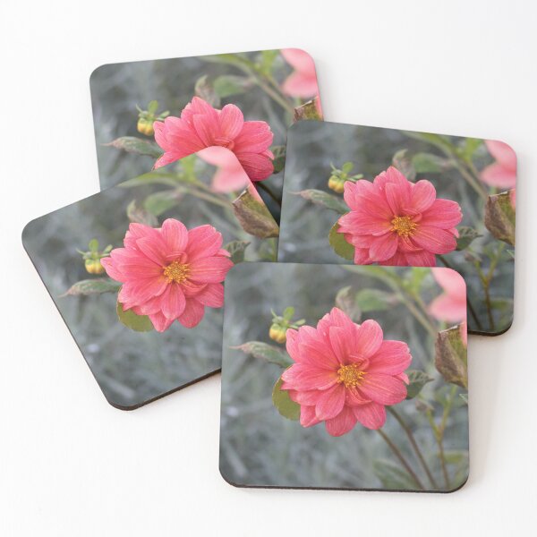 Item preview, Red Pink Dahlia Flower designed and sold by SweepingShadows.