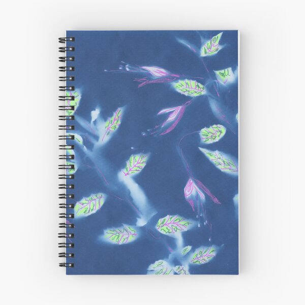 Item preview, Cyanotype Sketch - Fuchsia designed and sold by LymphomaLass.