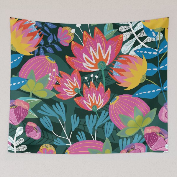 Item preview, bright garden designed and sold by sarahfowlis.