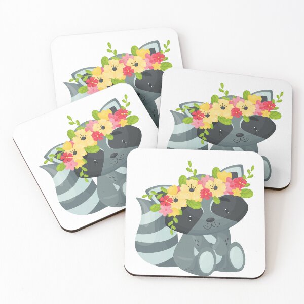 Item preview, Kawaii Raccoon Face designed and sold by SugarrMonkey.