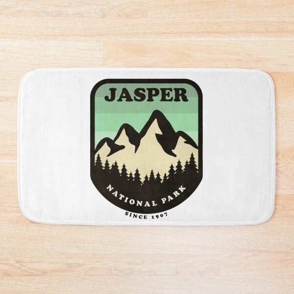 Item preview, Jasper National Park Alberta Canada Vintage Retro Travel Hiking, Camping Adventure Climbing Mountain designed and sold by tmartinezta.