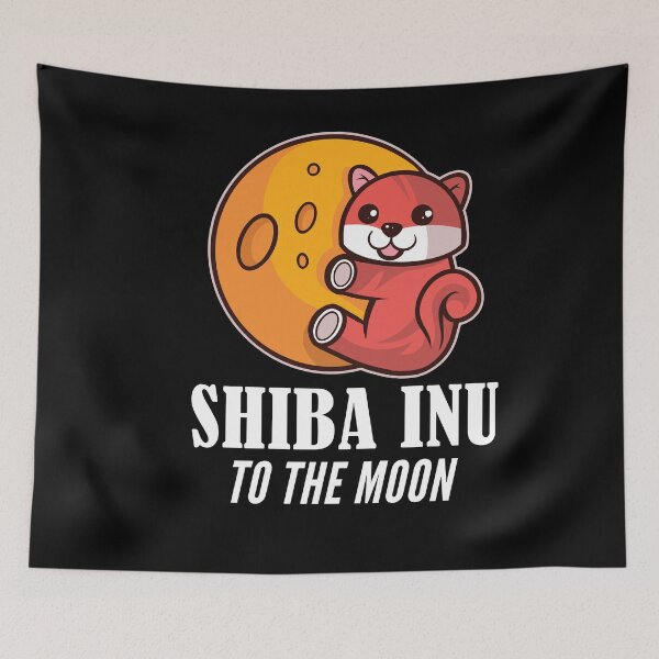 Item preview, Shiba Inu Coin To The Moon Shib Army designed and sold by Club7Studios.