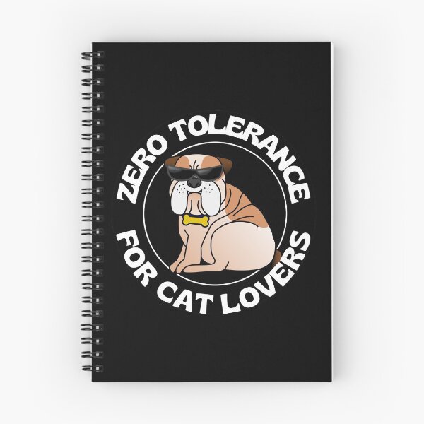 Item preview,  Zero Tolerance For Cat Lovers Funny Bull Dog Wearing Sunglasses designed and sold by RGRamsey.