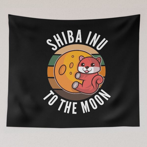Item preview, Shiba Inu Coin To The Moon Shib Army designed and sold by Club7Studios.